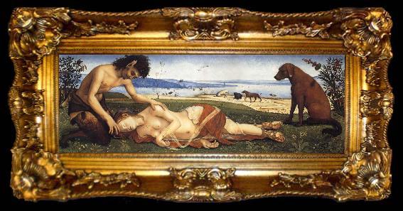 framed  Piero di Cosimo The Death of Procris, ta009-2